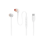 JBL Tune 310C White χειριστήριο με μικρόφωνο