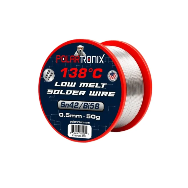 Κόλληση χαμηλής θερμοκρασίας PolarTronix Sn42 Bi58 138 βαθμών